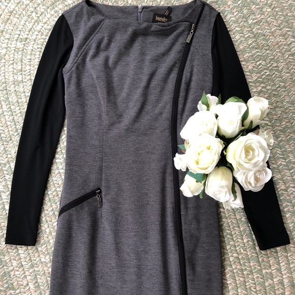 Grey and Black dress laundry by Shelli Segal - Picture 2 of 5
